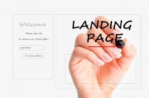marketing my website landing page design